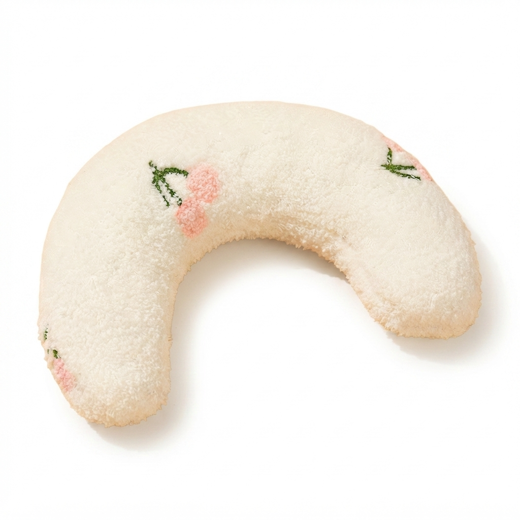 U-Shaped Cat Pillow – Soft Plush Neck Support Bed